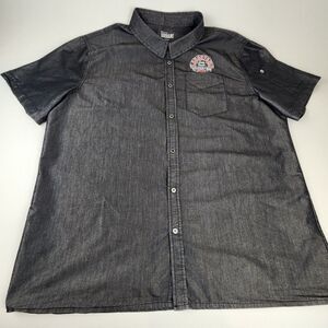 Guy Fieri Flavortown Kitchen Bar PHX Chef Works Shirt Mens 2XL Black Embroidered